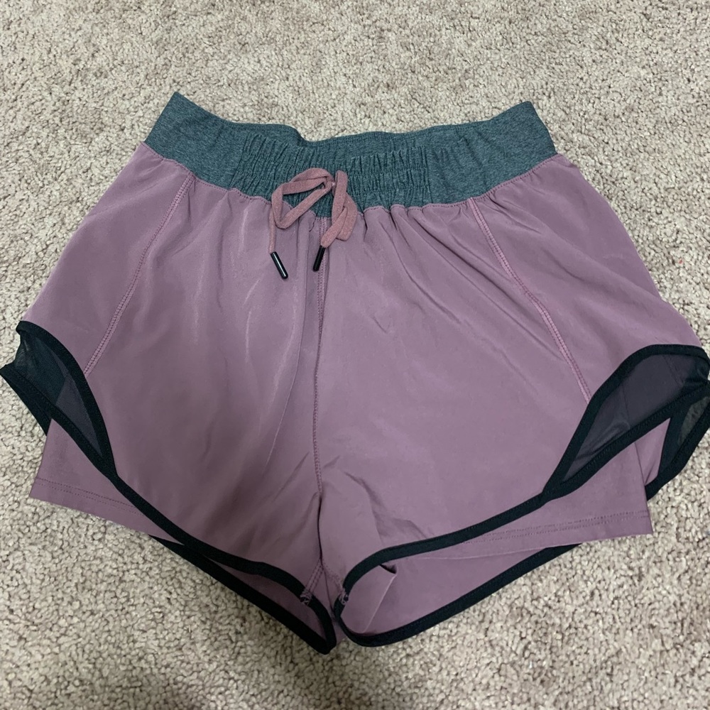 Purple running shorts size S